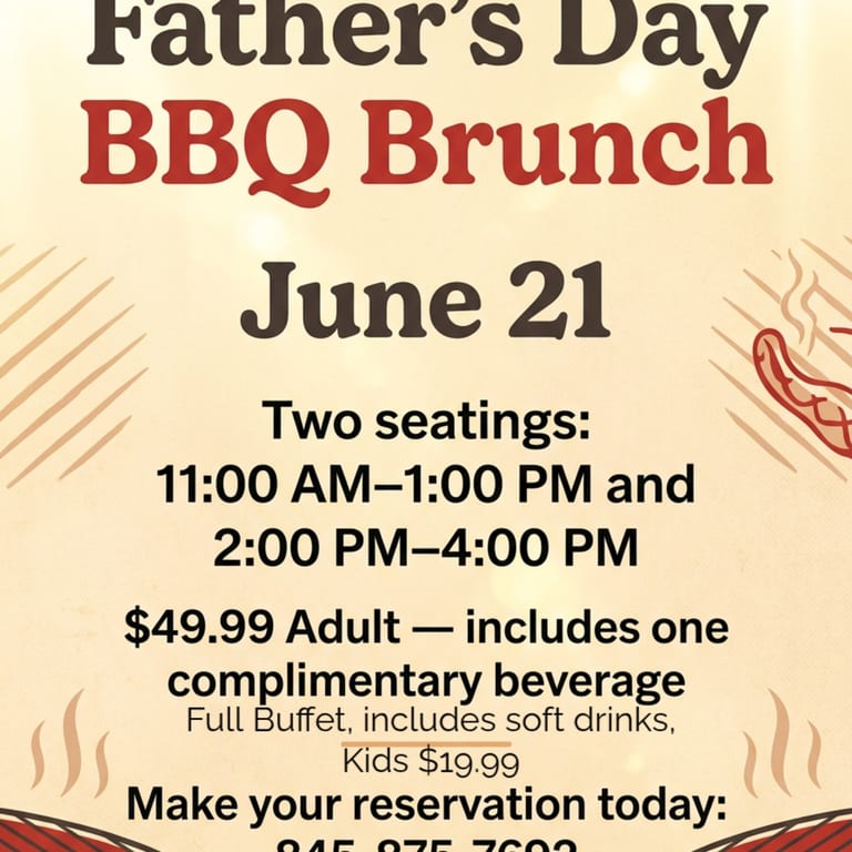 Father’s Day Brunch ( New city only )