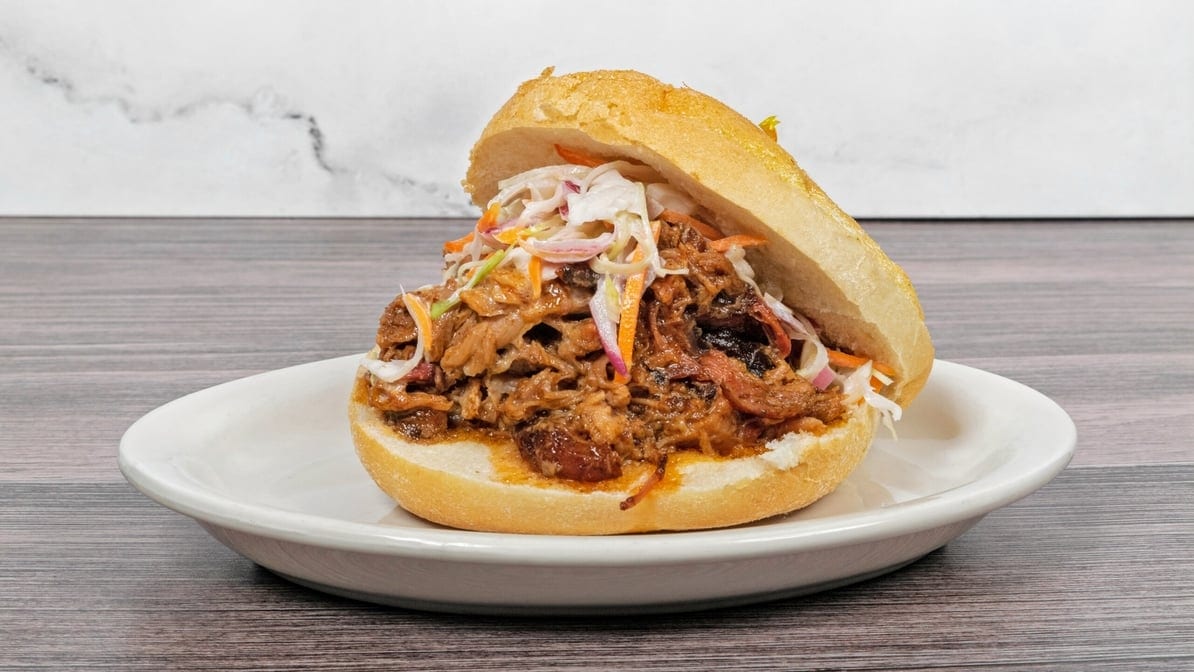 Pulled Pork Sandwich.