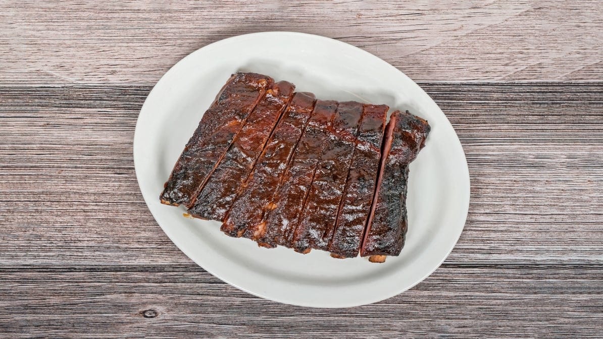 St. Louis Spare Ribs with 2 Sides.
