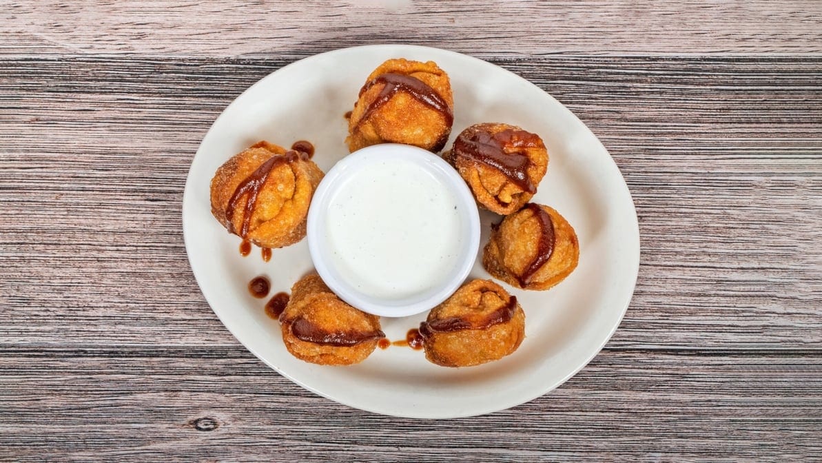 Mac N' Cheese Egg Rolls.