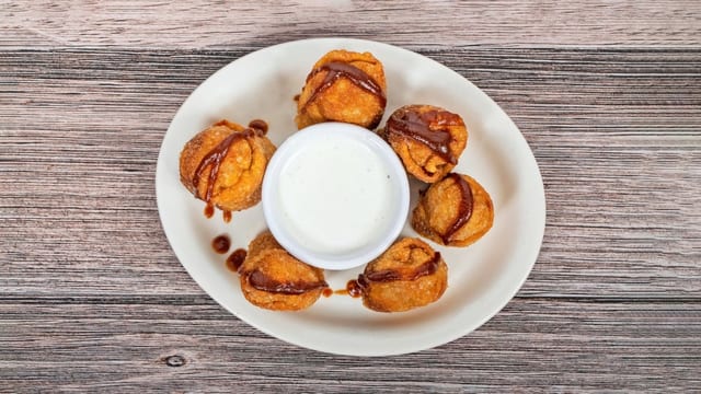 Mac N' Cheese Egg Rolls.